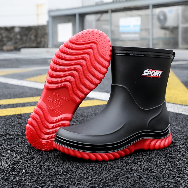 Fashionable Mid-Calf Rain Boot - Fishing Boots recensie en prijs