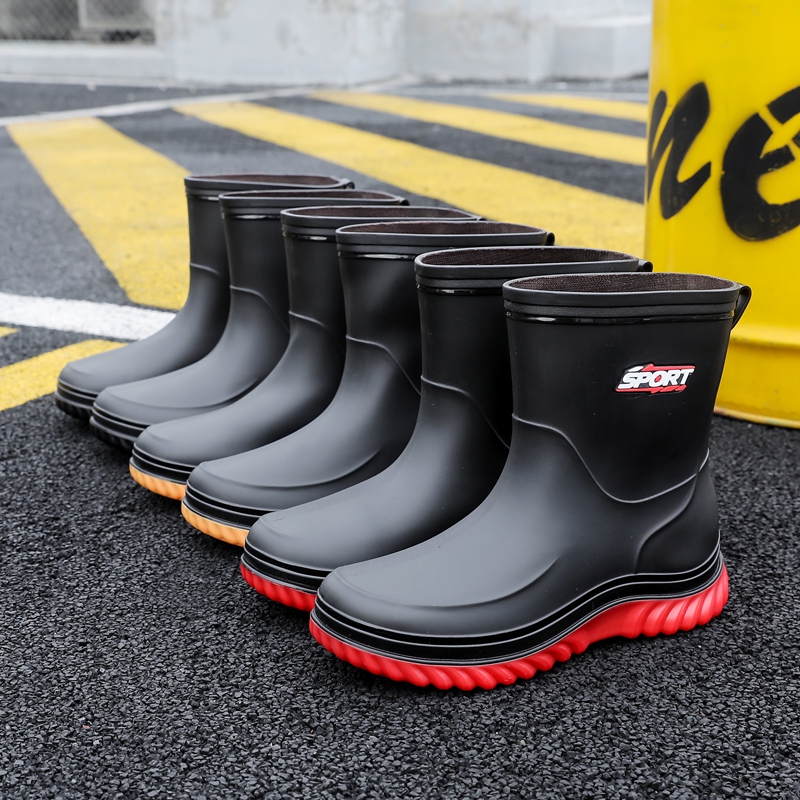 Fashionable Mid-Calf Rain Boot - Fishing Boots recensie en prijs