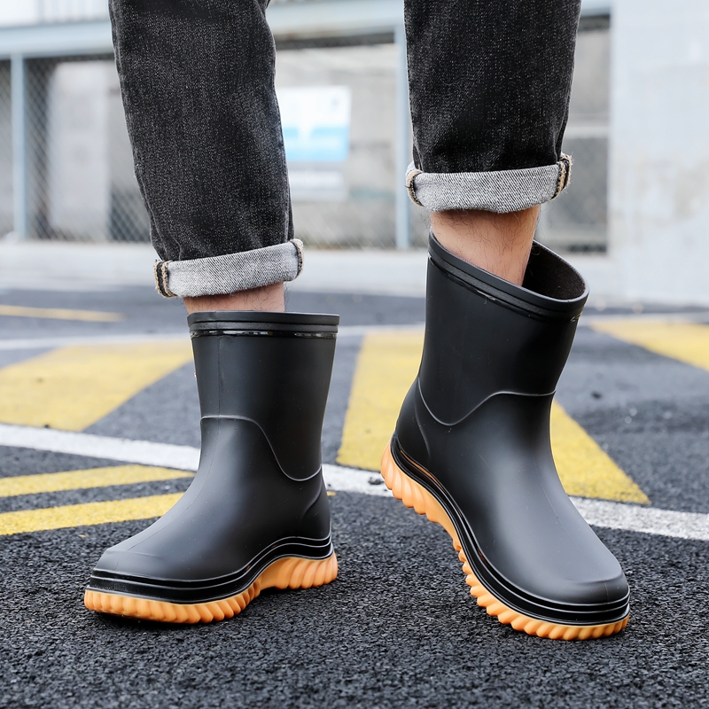 Fashionable Mid-Calf Rain Boot - Fishing Boots recensie en prijs