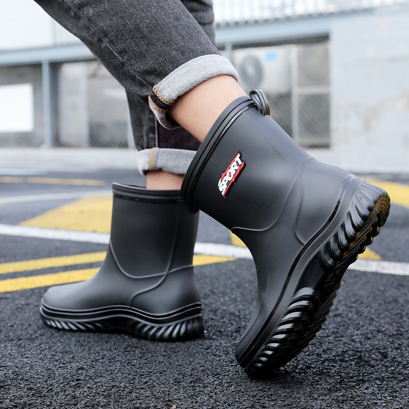Fashionable Mid-Calf Rain Boot - Fishing Boots recensie en prijs