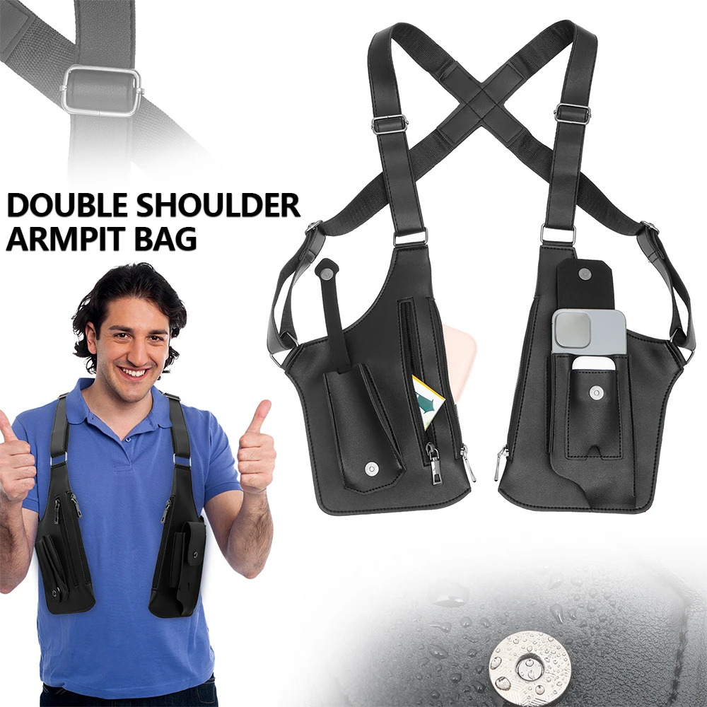 Underarm Anti Theft Bag PU Dou - Fishing Bag Waterproof recensie en prijs