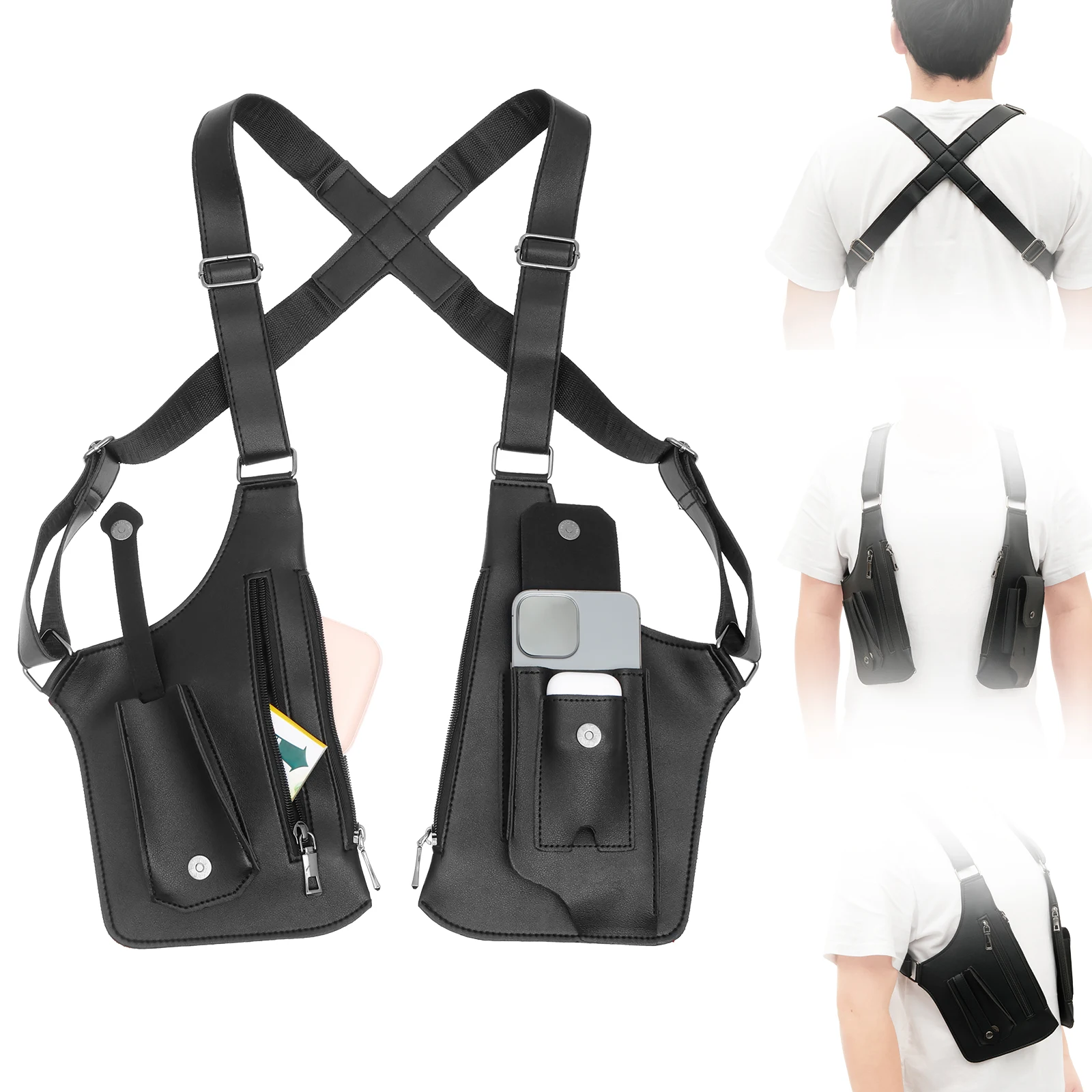 Underarm Anti Theft Bag PU Dou - Fishing Bag Waterproof recensie en prijs