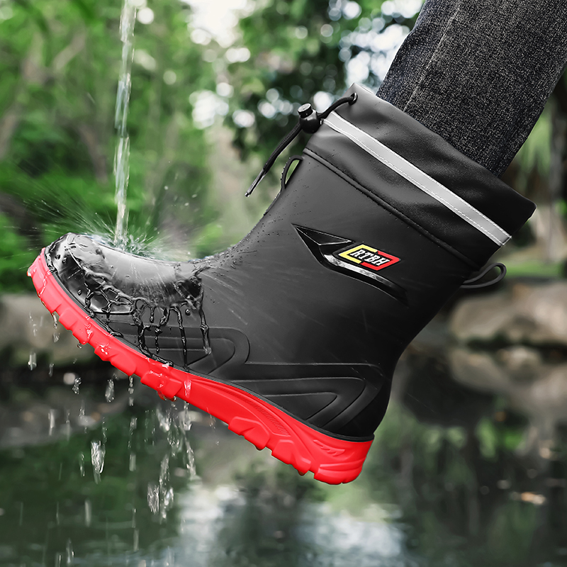 Men's high-top casual rain boo - Fishing Boots recensie en prijs