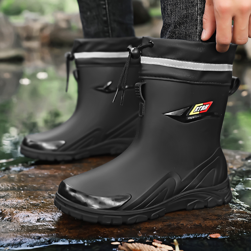 Men's high-top casual rain boo - Fishing Boots recensie en prijs