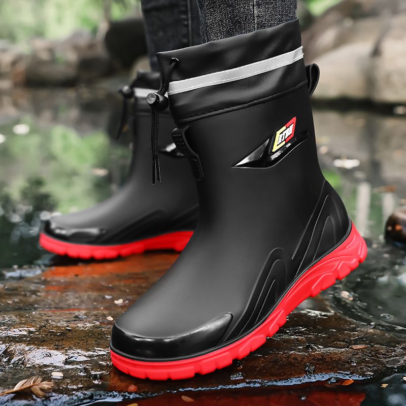 Men's high-top casual rain boo - Fishing Boots recensie en prijs