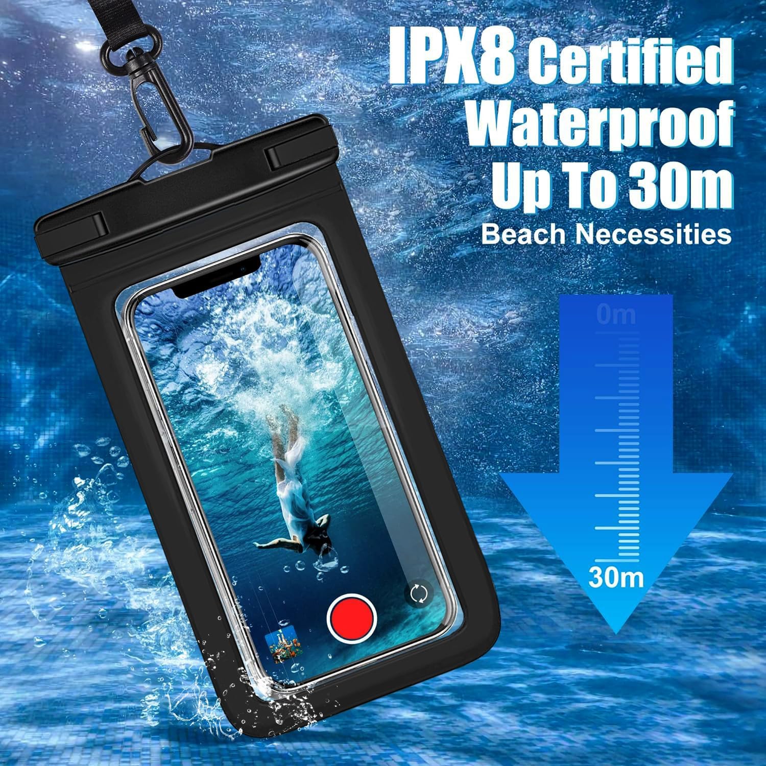 3 Pack Multicolor IPX8 Waterpr - Fishing Bag Waterproof recensie en prijs