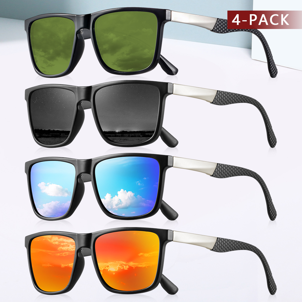 CRIXALIS 4Pcs Polarized Sungla - Fishing Sunglasses Polarized recensie en prijs