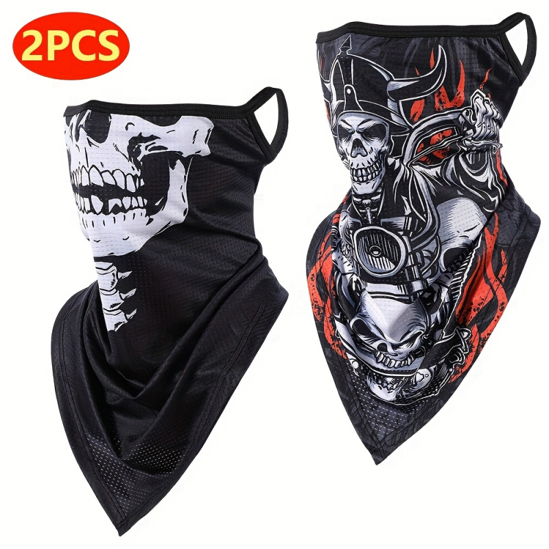 2-Pack, Men's Gothic Mask and  - Fishing Mask Sun Protection recensie en prijs