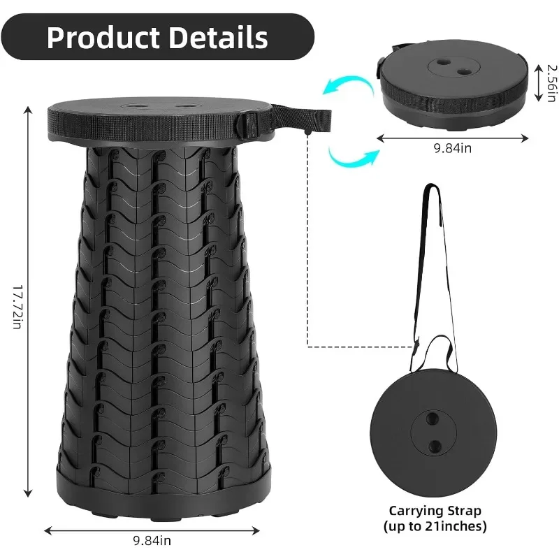 Collapsible Stool Portable Fol - Fishing Belt recensie en prijs