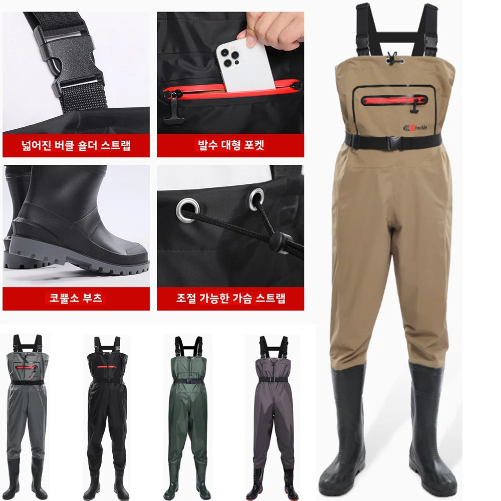 Waterproof Chest Waders with F - Fishing Waders recensie en prijs