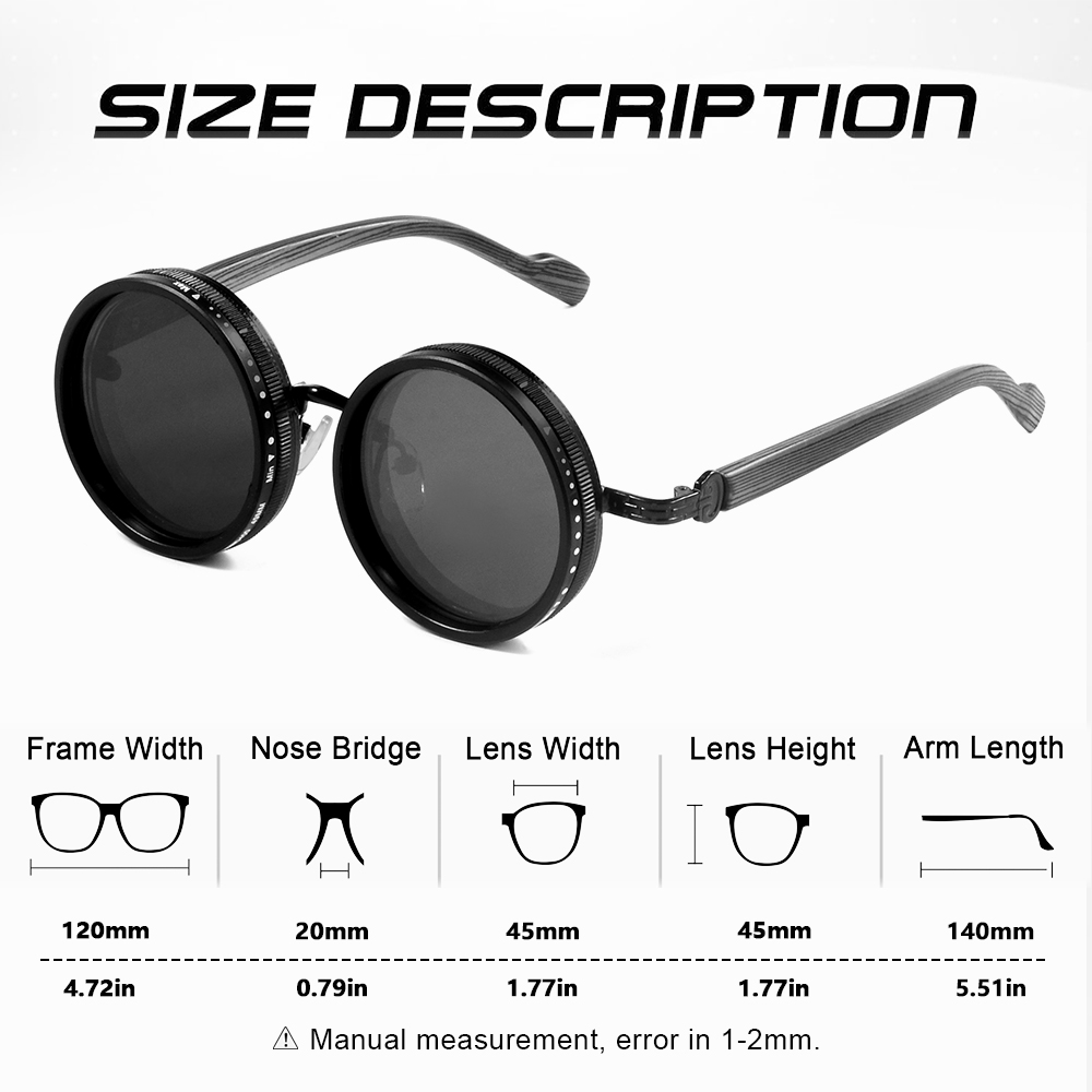 CRIXALIS 2Pcs Polarized Steam  - Fishing Sunglasses Polarized recensie en prijs