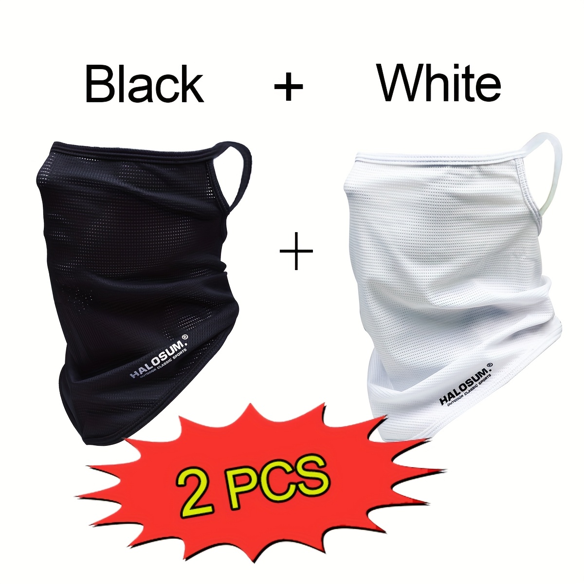 1/2Pcs Ice Silk Face Mask Brea - Fishing Mask Sun Protection recensie en prijs