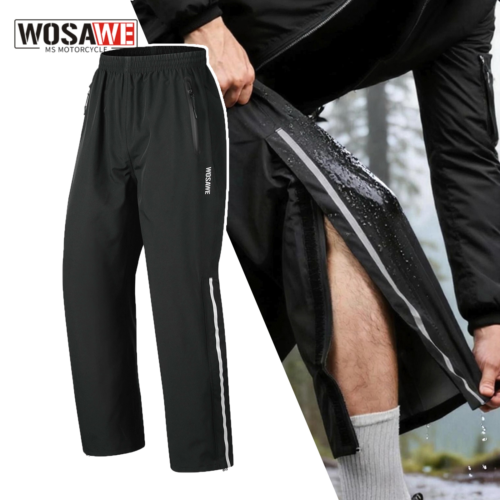 WOSAWE Rain Pants Windproof Me - Fishing Pants Waterproof recensie en prijs