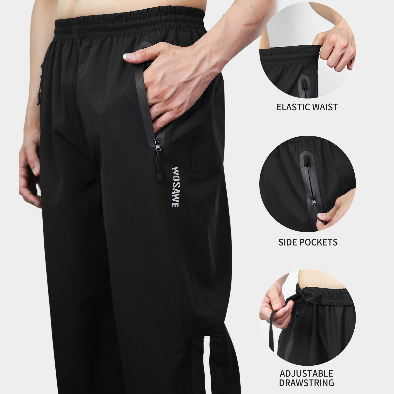 WOSAWE Rain Pants Windproof Me - Fishing Pants Waterproof recensie en prijs