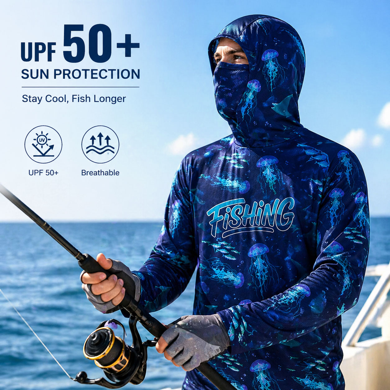 Fishing Hood Riding Tops Wear  - Fishing Hoodie recensie en prijs