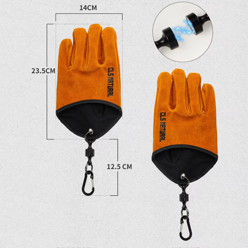 Heat Resistant BBQ Gloves, Cow - Fishing Gloves recensie en prijs