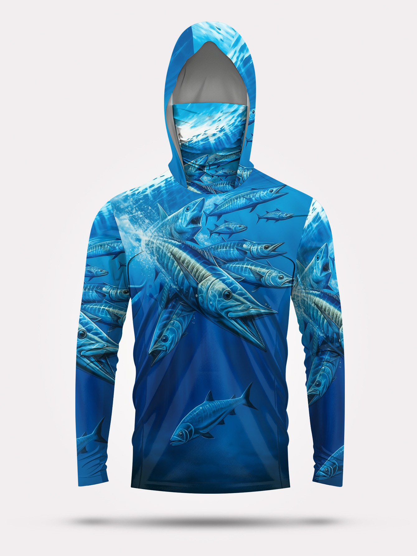 Men Hood Fishing Shirt long sl - Fishing Shirt Uv Protection recensie en prijs